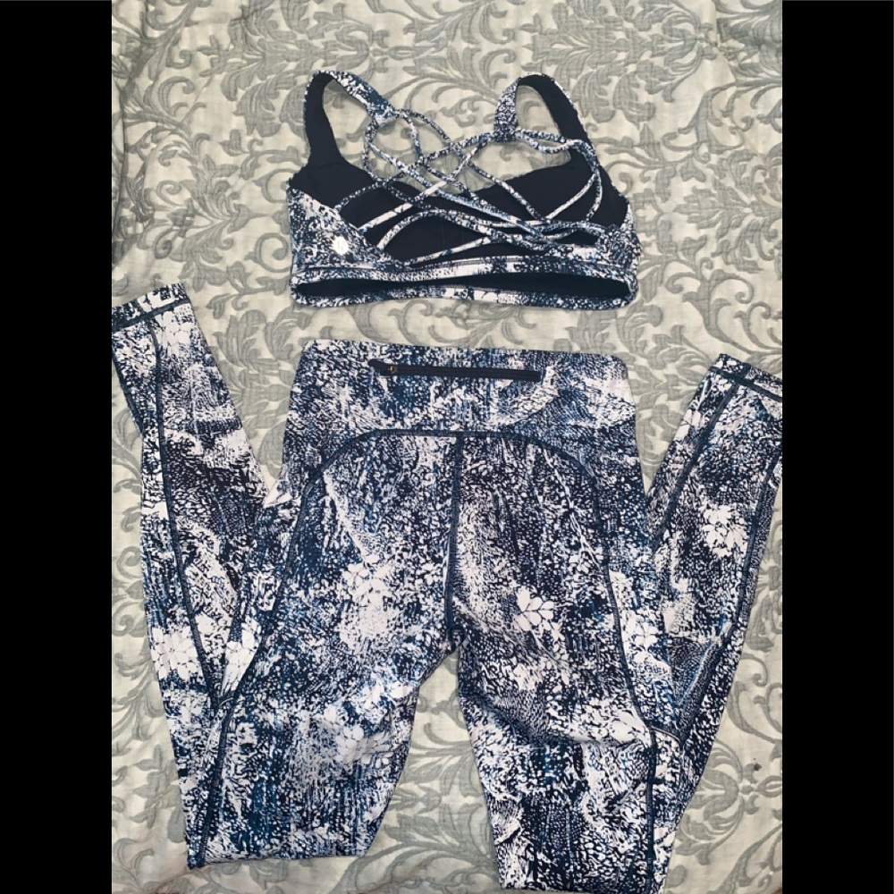 Lululemon matching speed up tight and bra - Picture 8 of 9